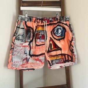 Colorful Graphic Print Board Shorts Kahuna Short XXL
